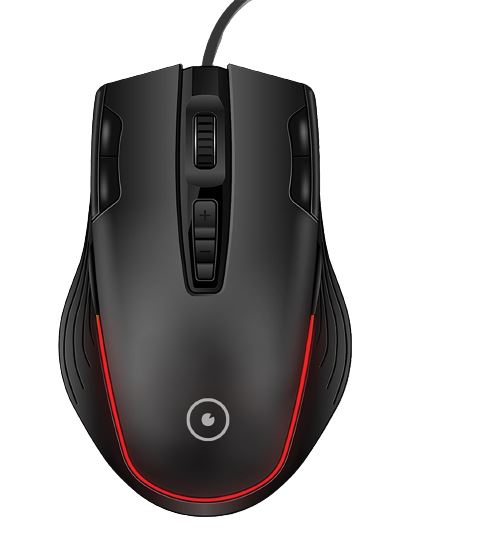 Souris filaire gaming Muvit 6000 DPI Noir