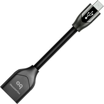Convertisseur DAC Audioquest Dragontail USB A-C Noir pour les appareils Android - 1