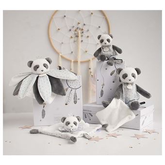 Peluche pantin attrape-rêves panda - doudou et compagnie