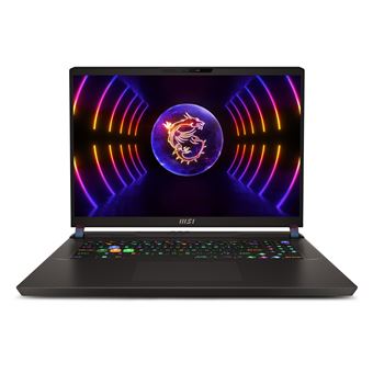 PC portable gaming Msi Vector GP78 HX 13VI-008FR 17" Intel Core i9-13950HX 32 Go RAM 1 To SSD Noir