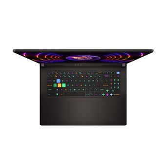 PC portable gaming Msi Vector GP78 HX 13VI-008FR 17" Intel Core i9-13950HX 32 Go RAM 1 To SSD Noir