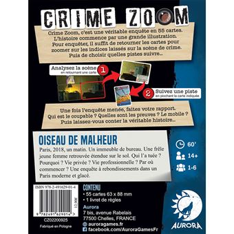 Jeu de stratégie Aurora Crime zoom Oiseau de malheur