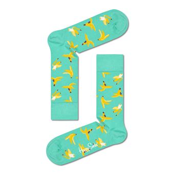 Chaussettes hautes et mi-bas Happy Socks Banana Break Taille 41-46