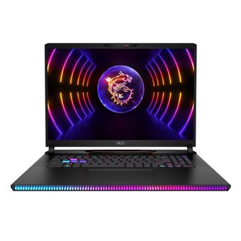PC Portable Gaming MSI Raider GE78HX 13VI-001FR 17" Intel Core i9 64 Go RAM 2 To SSD Noir