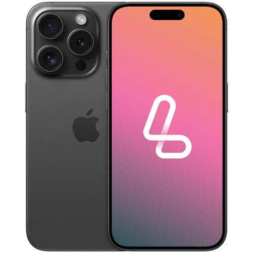 Apple iPhone 15 Pro 6,1"" 5G eSIM 128 Go Noir Reconditionné Grade A Largo État correct - N/A reconditionné disponible sur Fnac