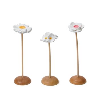 Pack 3 Diffuseurs Fleurs Capilla en Céramique - 1