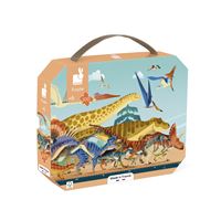 Puzzle Ravensburger 100 Pièces – Au Milieu Des Dinosaures – Dès 6 Ans, 49 X 36 Cm