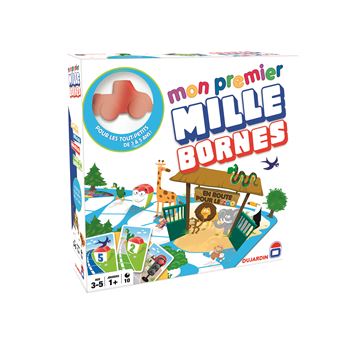 Dujardin Mille Bornes Challenge - Coffret Equipe Jaune , Zac Et Zoé - Jouets Tirés De La Série TV , Figurine Articulée Et Voiture à Collectionner , Enfant à Partir De 4