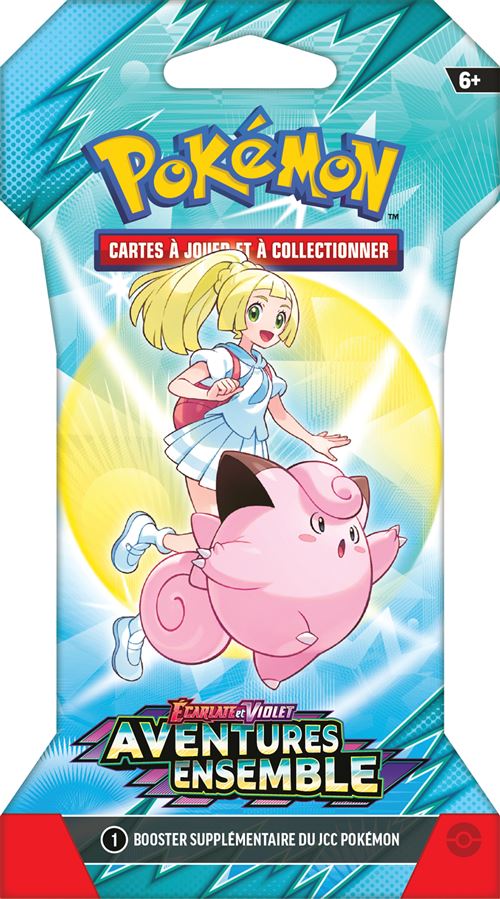 Boite de Carte à collectionner Pokémon EV09 Booster Sleeve Modèle aléatoire
