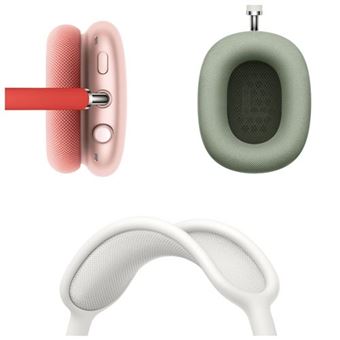 Casque Apple AirPods Max à réduction de bruit active Argent Reconditionné