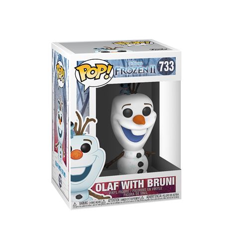 Figurine Pop! Reine Des Neiges Olaf Avec Bruni N° 733 Funko - vue 4