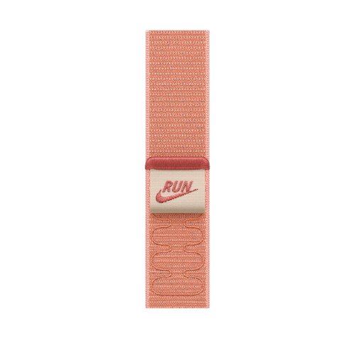Boucle Sport Nike Apple 46 mm Rose Alpenglow pour Watch Hermès Series 9 SE 3 Series 10 Series 11 Series 8 Series 9 Ultra 2 Ultra 3