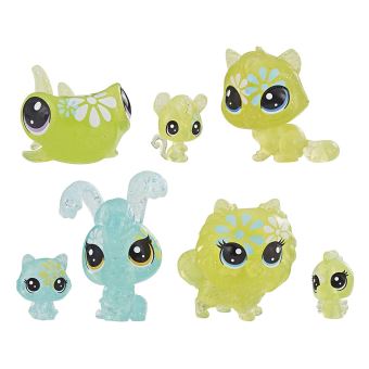 Pack de 7 figurines Littlest Pet Shop Collection Jardin Enchanté Tube Marguerite