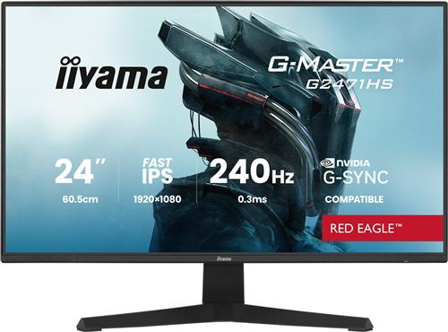 Ecran PC gaming Iiyama G-Master G2471HS-B1 Red Eagle 24 240 Hz Full HD