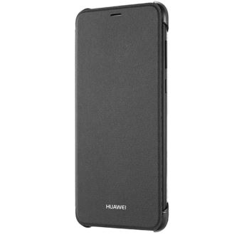 Housse à Clapet Pour Huawei P Smart 2021 - Style Book Cover Noir - TPU Souple