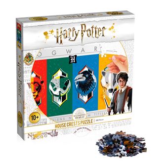 Puzzle Winning Moves Harry Potter House Crests 500 pièces