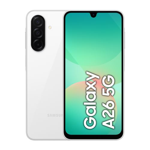 Smartphone Samsung Galaxy A26 6,7" 5G Nano SIM 128 Go Blanc