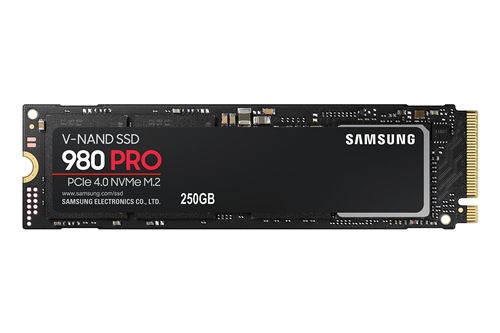Disque SSD Interne Samsung 980 PRO NVMe 250 Go Noir