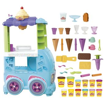 Pâte à modeler pour enfant Play Doh Kitchen Creations Camion de glace gelant