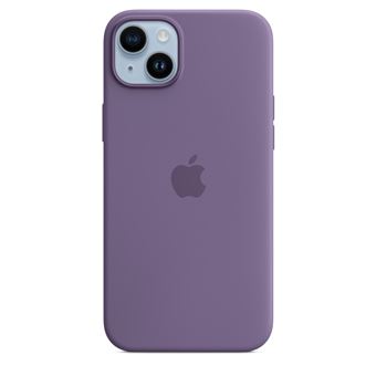 Apple - Coque de protection pour téléphone portable - compatibilité avec MagSafe - silicone - iris - pour iPhone 14 Plus