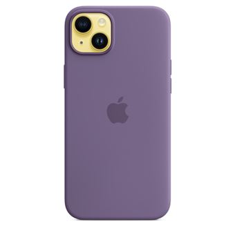 Apple - Coque de protection pour téléphone portable - compatibilité avec MagSafe - silicone - iris - pour iPhone 14 Plus