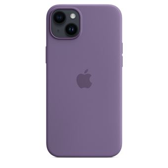 Apple - Coque de protection pour téléphone portable - compatibilité avec MagSafe - silicone - iris - pour iPhone 14 Plus