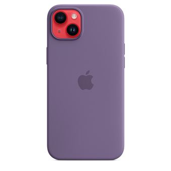 Apple - Coque de protection pour téléphone portable - compatibilité avec MagSafe - silicone - iris - pour iPhone 14 Plus