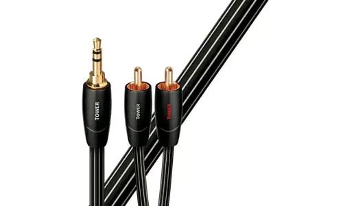 Câble audio Jack 3.5 mm vers RCA Audioquest 1.5m Noir