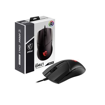 MSI CLUTCH GM41 LIGHTWEIGHT V2 - Souris - optique - 6 boutons - filaire - USB