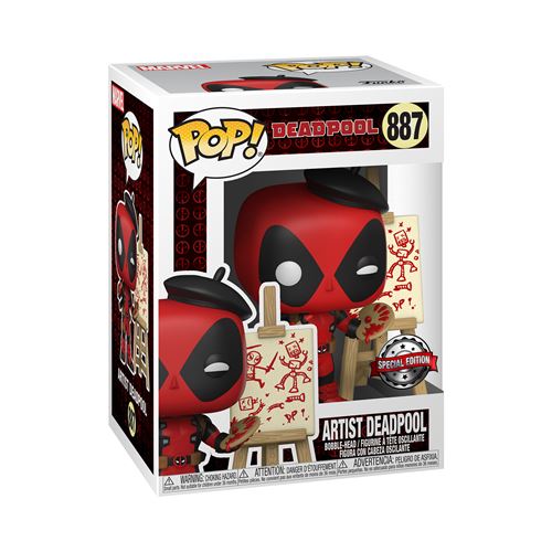 Figurine Funko Pop Marvel Deadpool 30th Artist Deadpool État correct - Funko reconditionné disponible sur Fnac