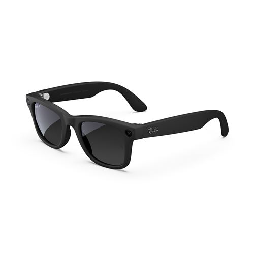 Meta Lunettes connectées IA Ray-Ban Wayfarer (Gen 1) Monture Noir mat taille standard