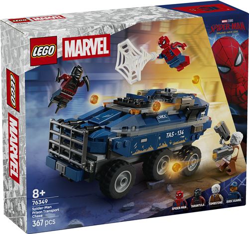 LEGO Marvel La poursuite en prison mobile de Spider-Man 76349 - vue 2