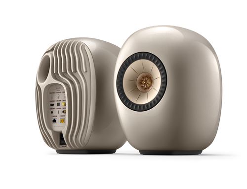 Enceintes connectées Hi Fi KEF LS Luxe Nacré vendues par paire