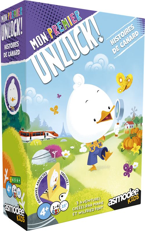 Jeu D'Escape Game Asmodee Mon Premier Unlock! Histoires De Canard – Dès 4 Ans, 3 Missions - vue 5