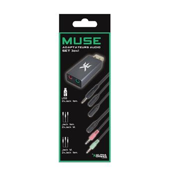 Kit câble audio Alpha Omega Players Muse