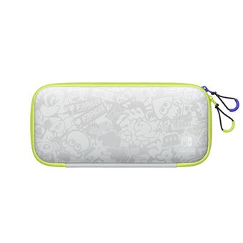 Pochette de transport Nintendo Switch model OLED édition Splatoon 3 et écran de protection