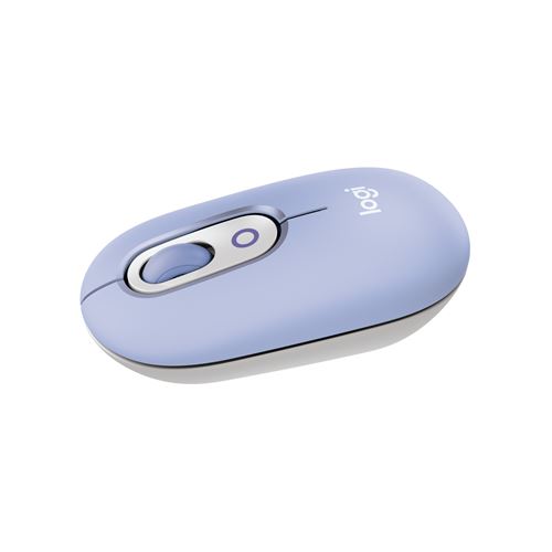 Souris sans fil Logitech Pop Mouse avec émojis personnalisables Bluetooth Lilas