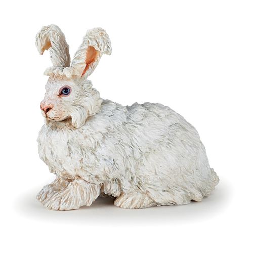 Papo Beige Figurine Lapin Angora