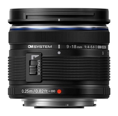 Objectif Zoom OM System M.Zuiko Digital 9-18mm f/4.0 – Ultra Grand Angle, Design Compact