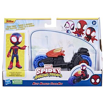 Figurine avec moto Spidey And His Amazing Friends Miles