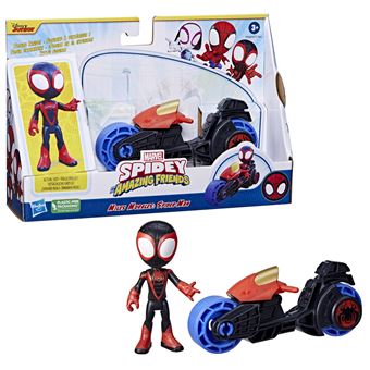 Figurine avec moto Spidey And His Amazing Friends Miles