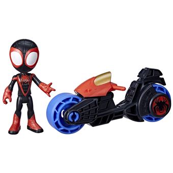Figurine avec moto Spidey And His Amazing Friends Miles