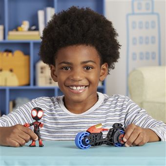 Figurine avec moto Spidey And His Amazing Friends Miles