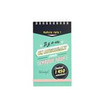 Bloc avec 1450 autocollants Mr. Wonderful