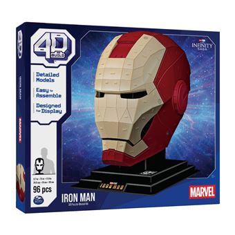 Puzzle 3D 4D Build Casque Iron Man Marvel