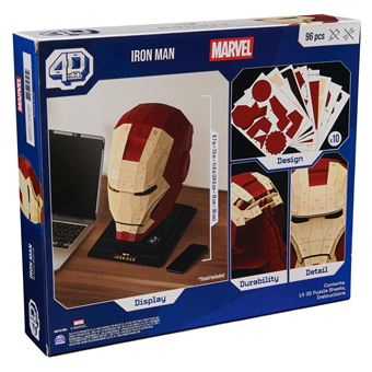 Puzzle 3D 4D Build Casque Iron Man Marvel