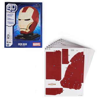 Puzzle 3D 4D Build Casque Iron Man Marvel