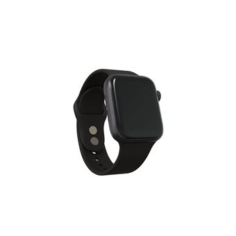 Apple Watch Series 6 GPS, 44mm boîtier aluminium noir avec Bracelet Sport Noir Reconditionné par Renewd