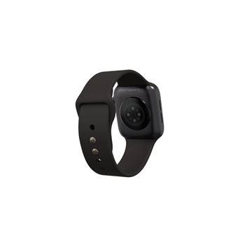 Apple Watch Series 6 GPS, 44mm boîtier aluminium noir avec Bracelet Sport Noir Reconditionné par Renewd