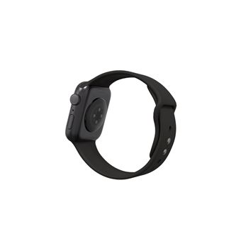 Apple Watch Series 6 GPS, 44mm boîtier aluminium noir avec Bracelet Sport Noir Reconditionné par Renewd